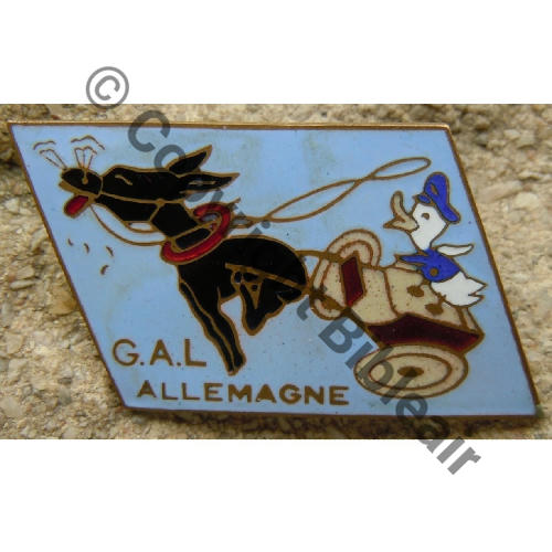 NH GAL GROUPE AERIEN DE LIAISON ALLEMAGNE  CHOBILLON SM Bol pastille Dos lisse No156 Src.eagle.88 645EurInv 
